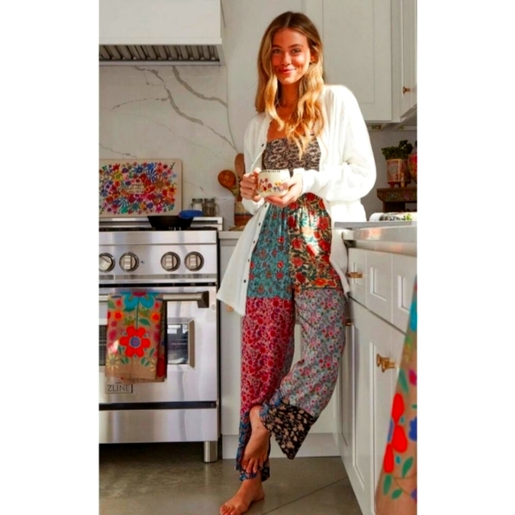 Natural Life Multicolor Patchwork Pants - Picture 1 of 1